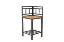 Ablagetisch Ellie – Outdoor-Küchenmodul mit Teakholz-Arbeitsfläche