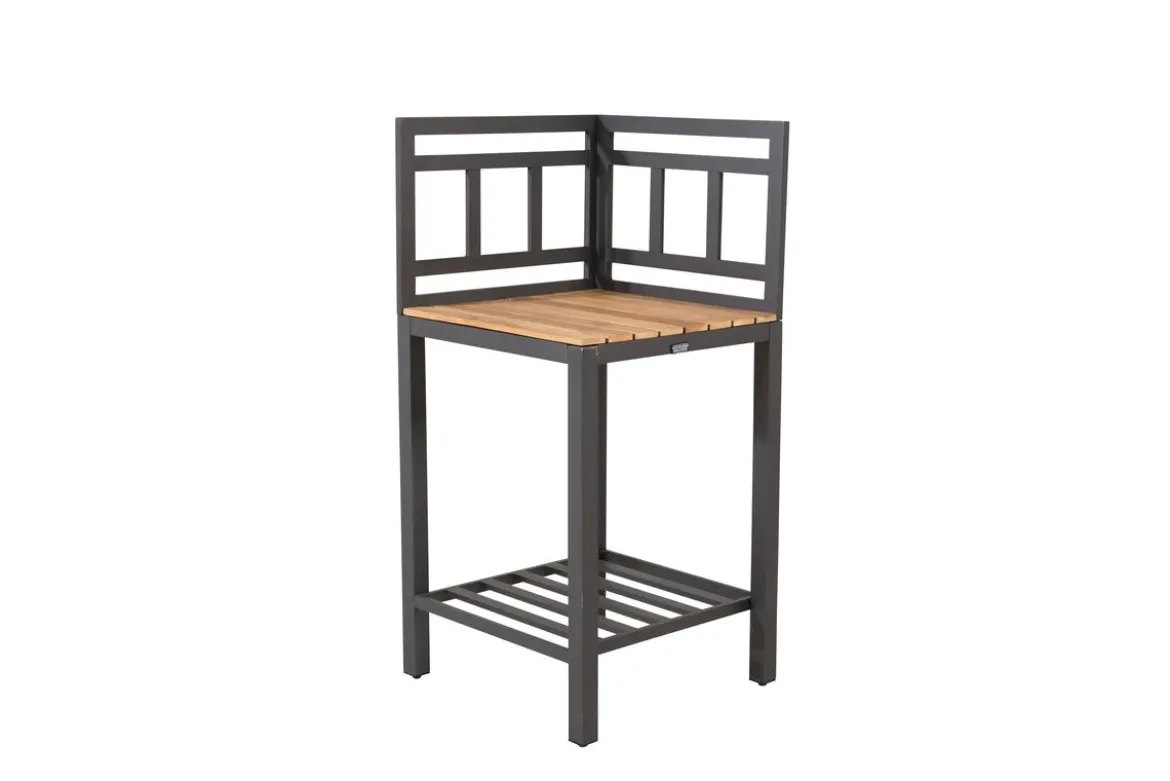 Ablagetisch Ellie – Outdoor-Küchenmodul mit Teakholz-Arbeitsfläche