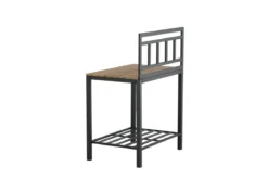 Ablagetisch Jana – Outdoor-Küchenmodul mit Teakholz-Arbeitsfläche