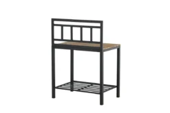 Ablagetisch Jana – Outdoor-Küchenmodul mit Teakholz-Arbeitsfläche