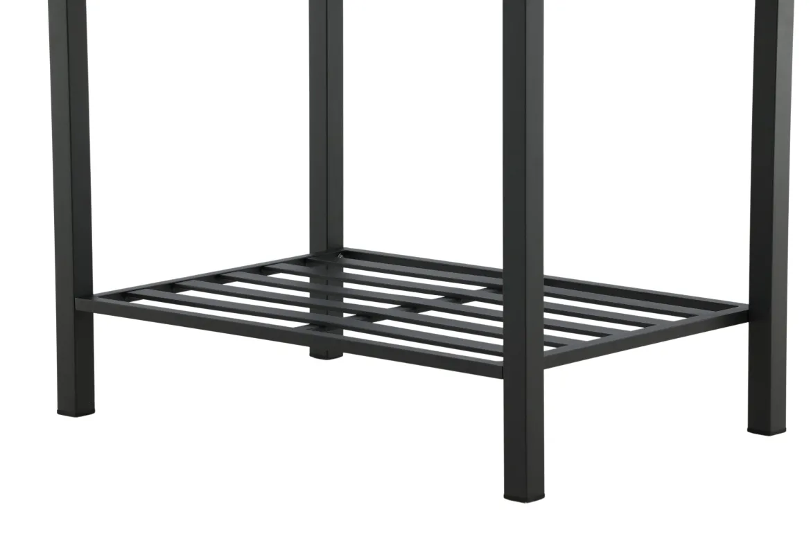 Ablagetisch Jana – Outdoor-Küchenmodul mit Teakholz-Arbeitsfläche