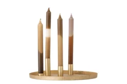 Adventskerzenhalter Virela – Metall in Goldoptik (7-teiliges Set)
