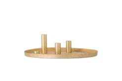 Adventskerzenhalter Virela – Metall in Goldoptik (7-teiliges Set)