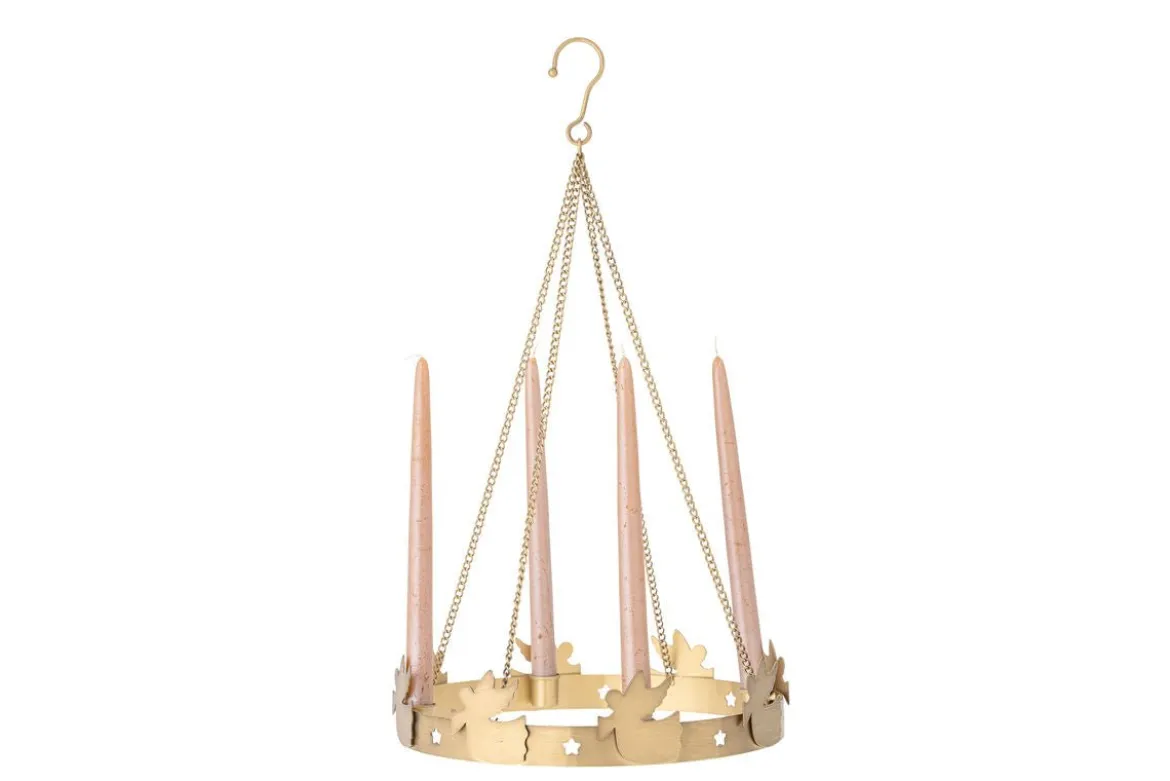 Adventskerzenständer Aureon – Metall in Mattgold