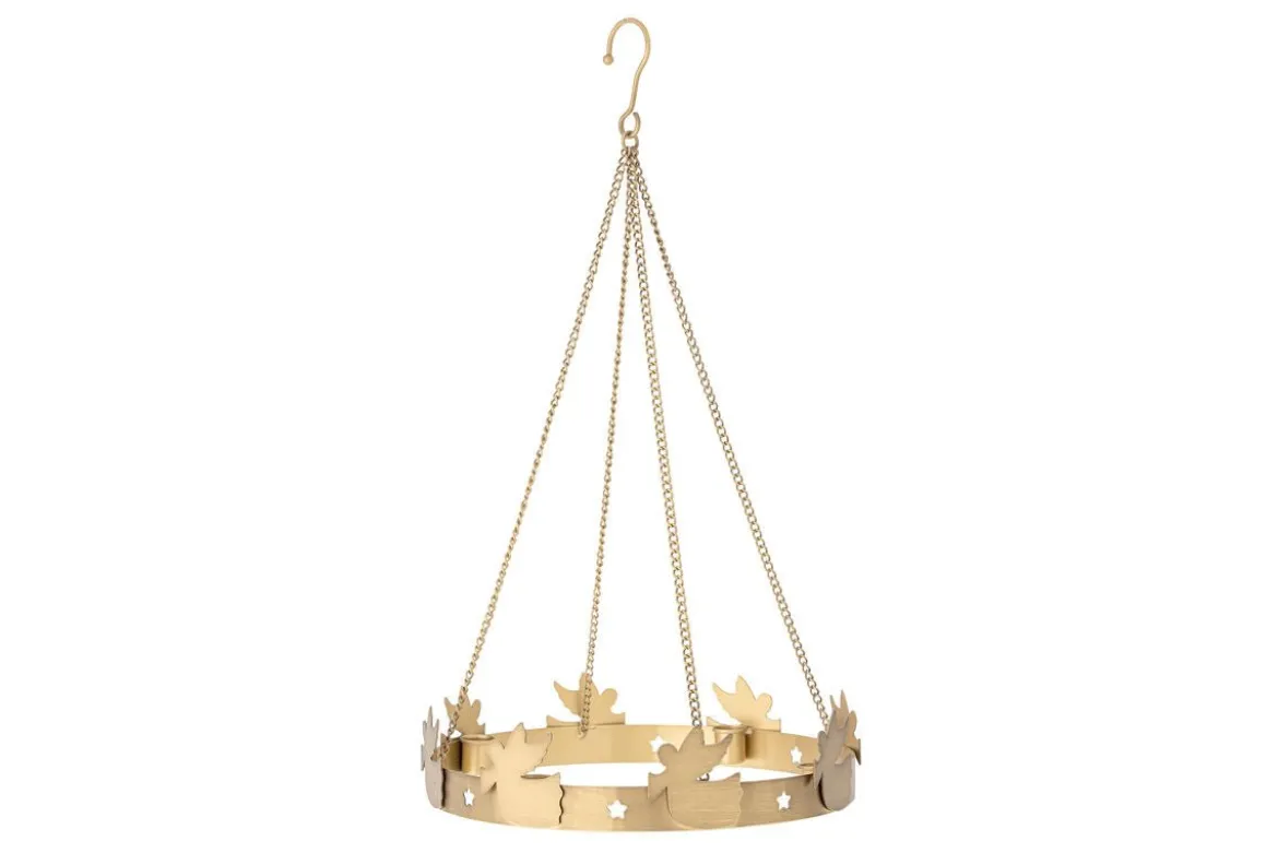 Adventskerzenständer Aureon – Metall in Mattgold