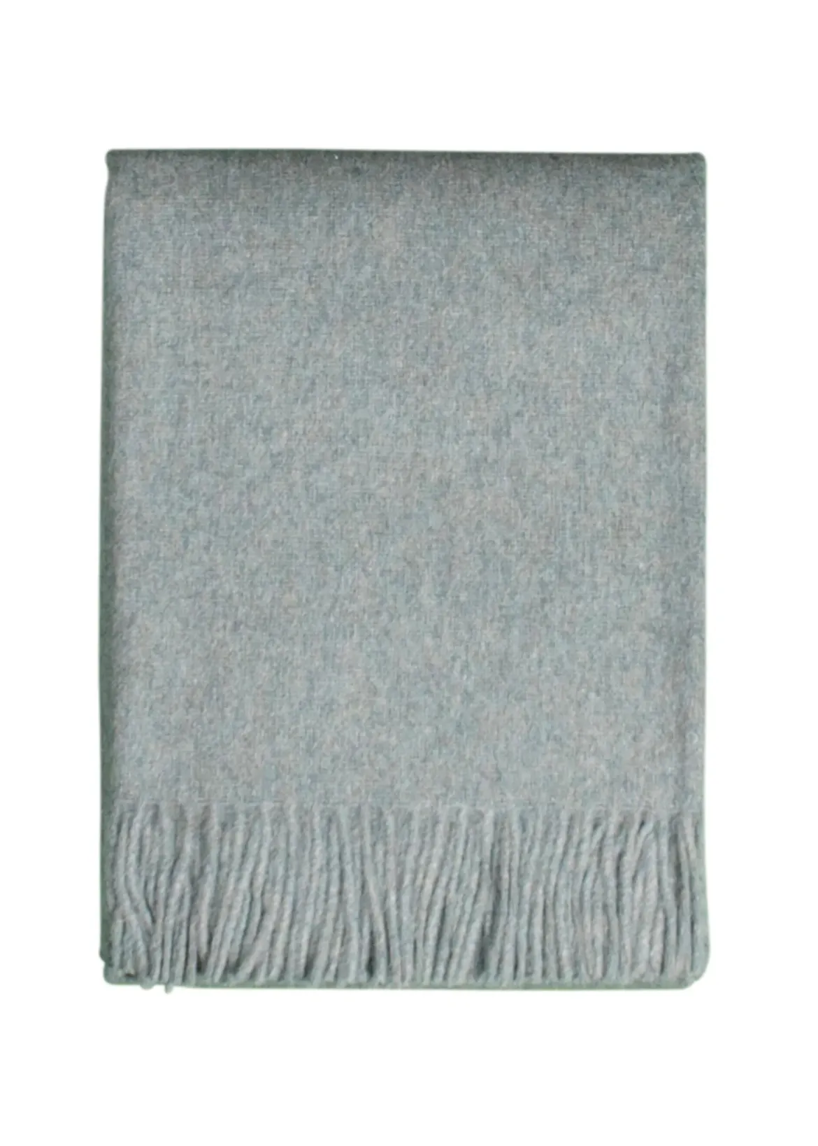 Alpaka Tagesdecke Ylva - Reine Alpakawolle in Vintage Blau - 200x150 cm