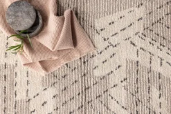 Badematte Amed - aus warmen Beige- und Grautönen aus Baumwolle