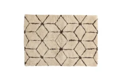 Badematte Semara - in einer Beige-Braun Kombination aus weicher Baumwolle