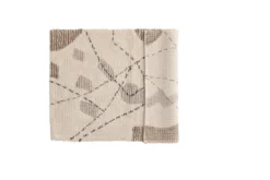 Badematte Seminyak - in modernem Beige-Grau-Braun aus weicher Baumwolle