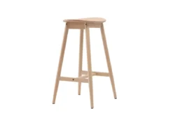 Barhocker Omni - aus Gummibaumholz in Naturoptik