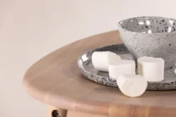 Barhocker Omni - aus Gummibaumholz in Naturoptik