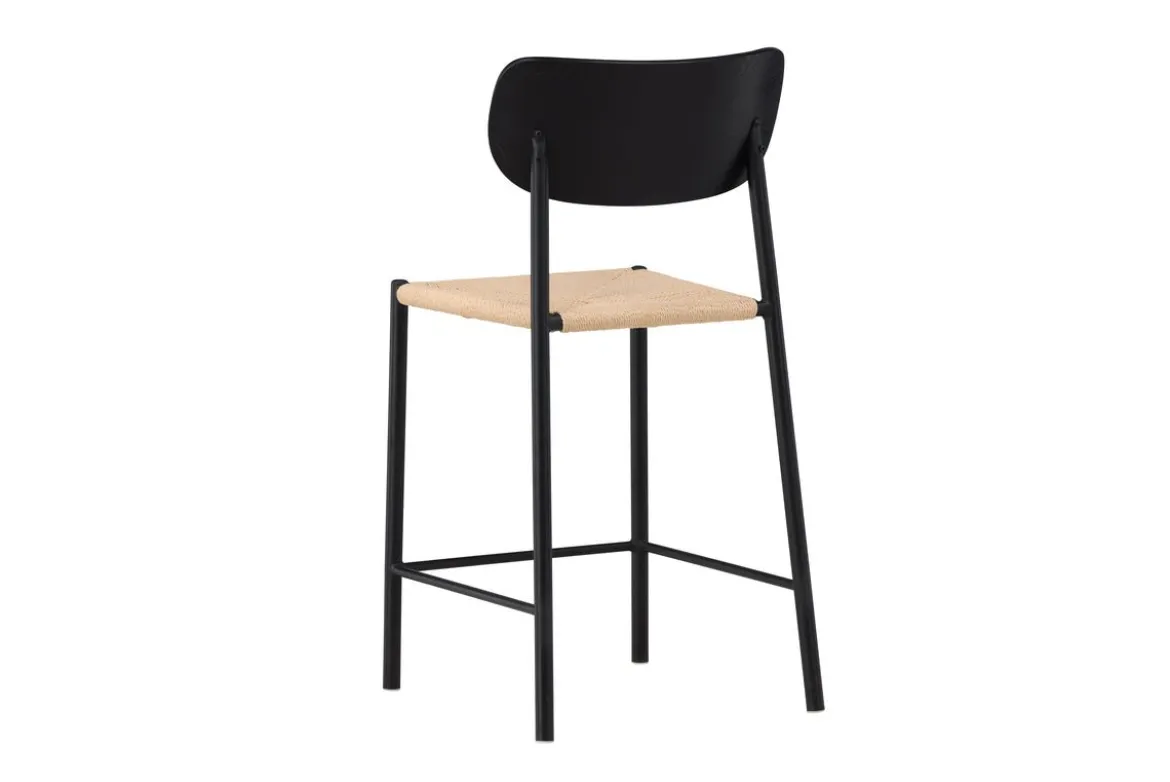 Barhocker Savannah - mit einer Sitzfläche aus Natur-Seilgeflecht