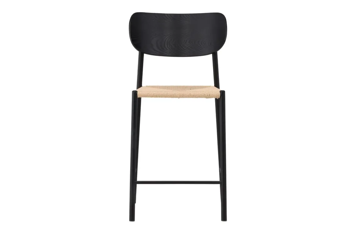 Barhocker Savannah - mit einer Sitzfläche aus Natur-Seilgeflecht