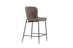Barhocker Sonee - Mit weichem Bouclé Stoff