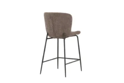 Barhocker Sonee - Mit weichem Bouclé Stoff