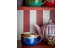 Becher Linea - aus Steingut gefertigt / 4er Set Multipack