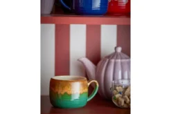 Becher Linea - aus Steingut gefertigt / 4er Set Multipack