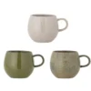 Becher Maison - aus Steingut gefertigt / 3er Set
