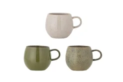 Becher Maison - aus Steingut gefertigt / 3er Set