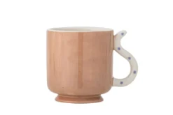 Becher-Set Aldra– Katzenmotiv Steingut (4-teilig)
