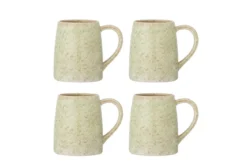 Becher-Set Jana – Steingut mit reaktiver Glasur (4er-Set)