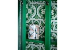Becher-Set Jana – Steingut mit reaktiver Glasur (4er-Set)