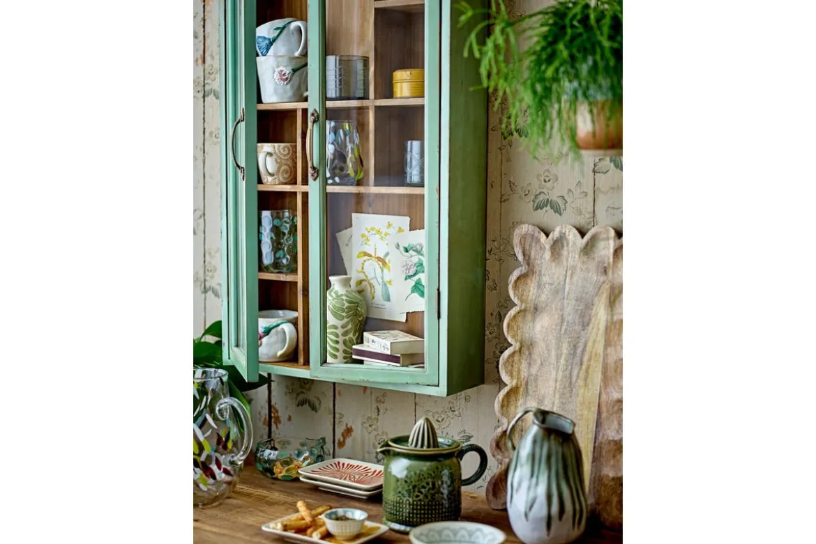 Becher-Set Kivon – Blumenmotiv Steingut (3-teilig)