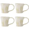 Becher-Set „Verdo“ – Grünes Steingut (4-teilig)