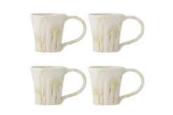 Becher-Set „Verdo“ – Grünes Steingut (4-teilig)