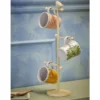Becher-Set „Vexo“ – Blaues Steingut (3-teilig)