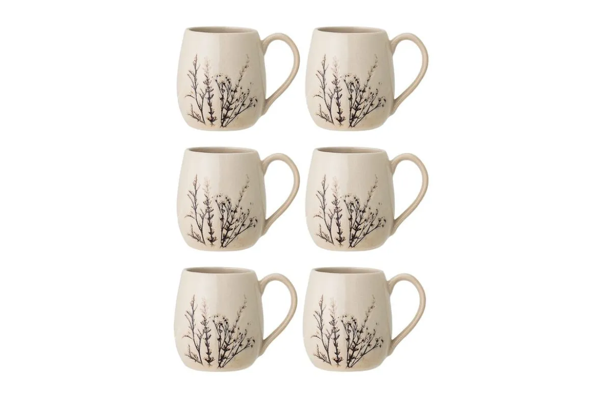 Becher Solis - aus Steingut gefertigt / 6er Set Multipack