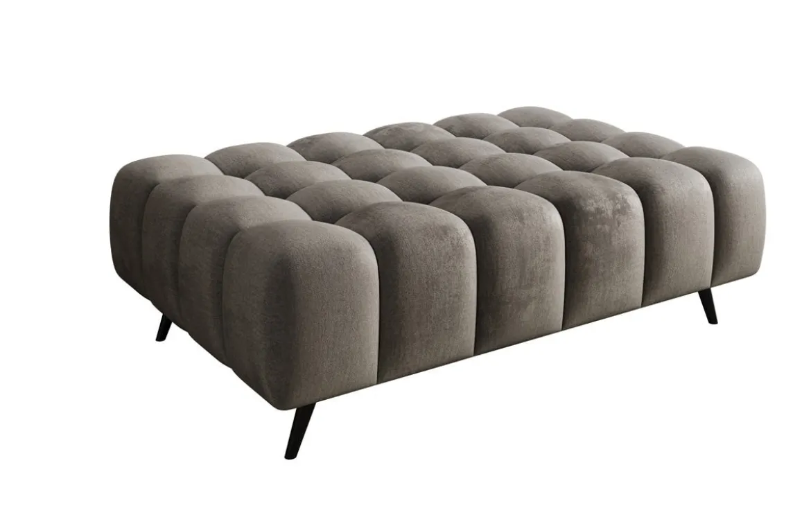 Beistellhocker Amora in Samt