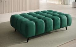 Beistellhocker Amora in Samt