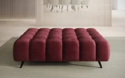 Beistellhocker Amora in Samt