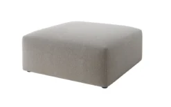 Beistellhocker 80 cm Snug aus Bouclé