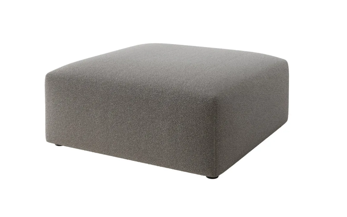 Beistellhocker 80 cm Snug aus Bouclé