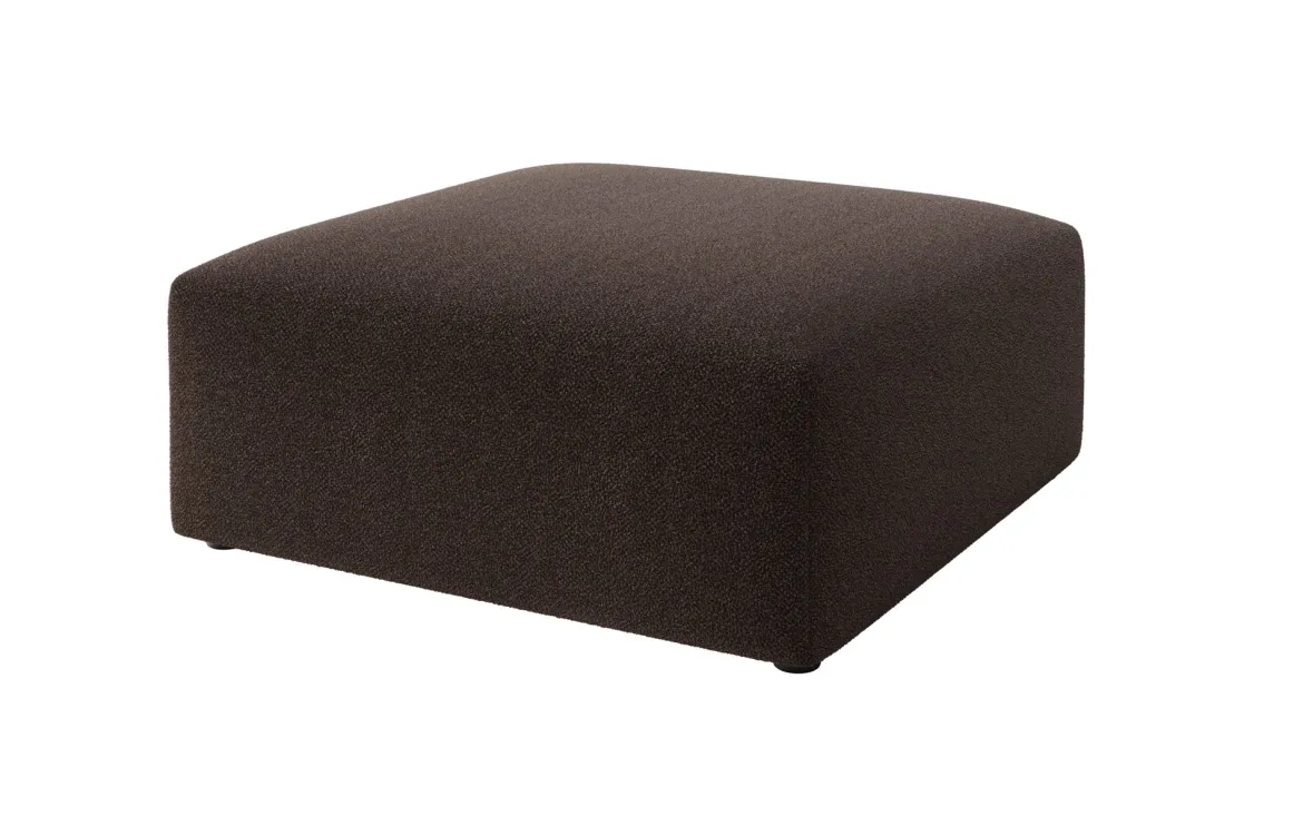 Beistellhocker 80 cm Snug aus Bouclé