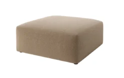 Beistellhocker 80 cm Snug aus Bouclé