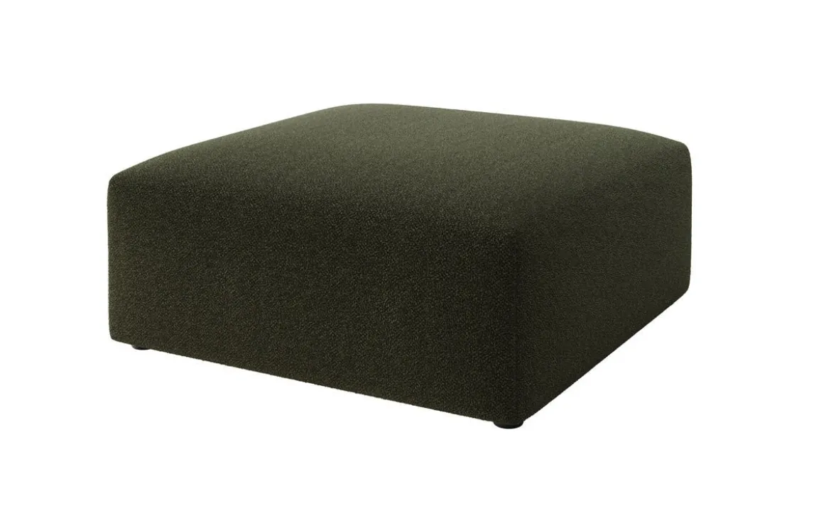 Beistellhocker 80 cm Snug aus Bouclé