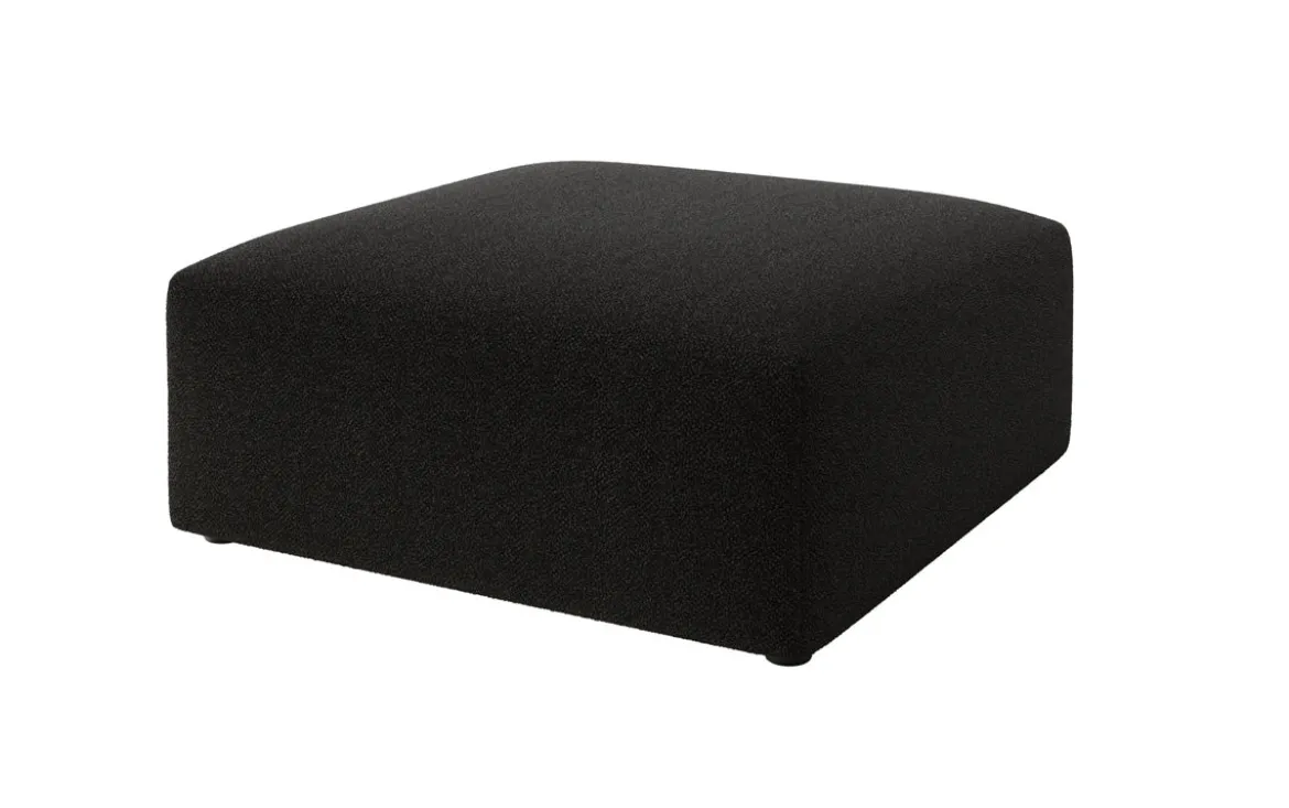 Beistellhocker 80 cm Snug aus Bouclé