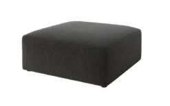 Beistellhocker 80 cm Snug aus Bouclé