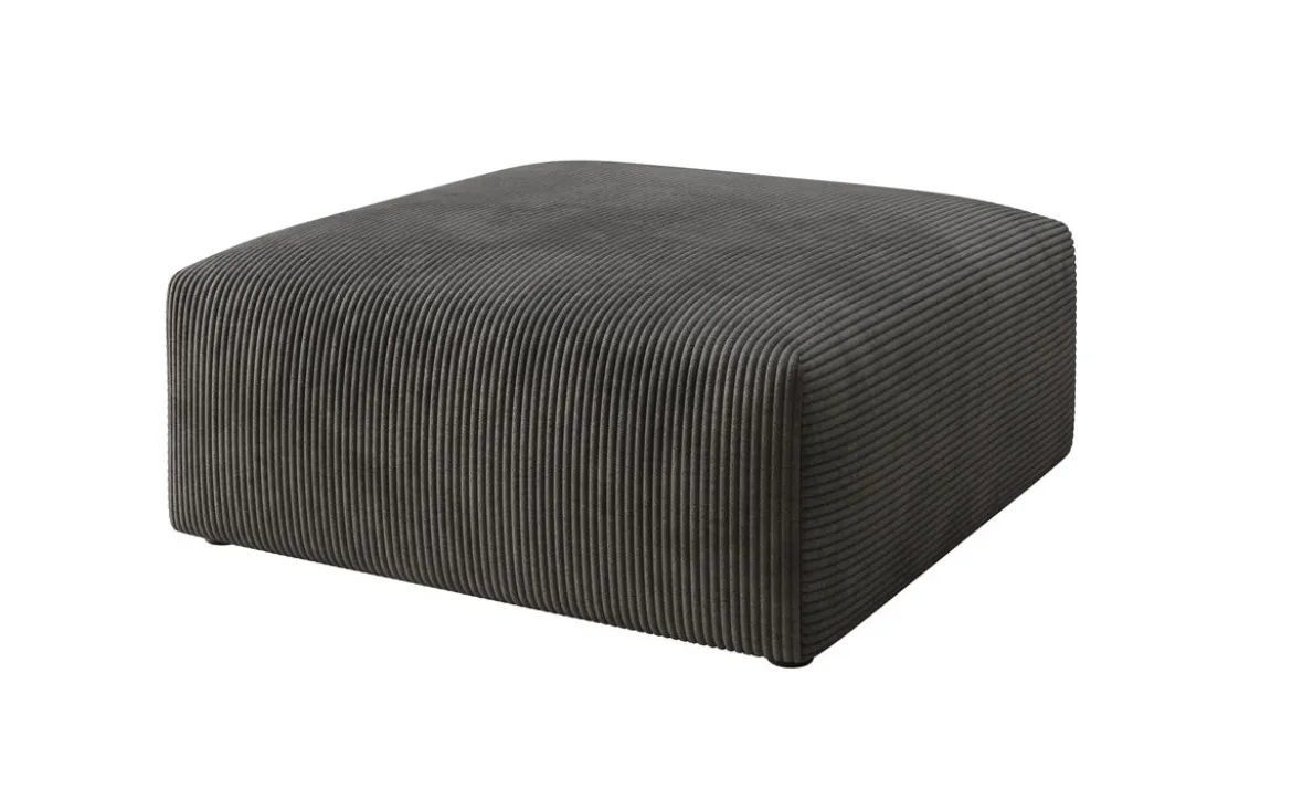 Beistellhocker 80 cm Snug aus Cord