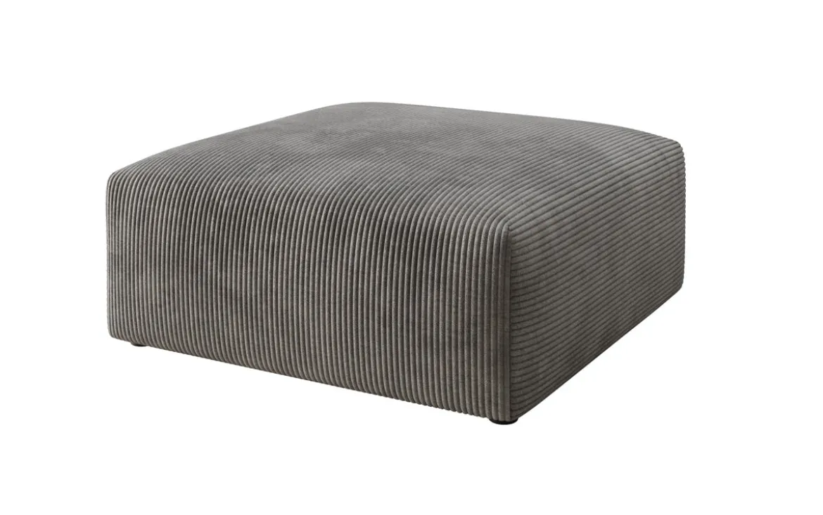 Beistellhocker 80 cm Snug aus Cord
