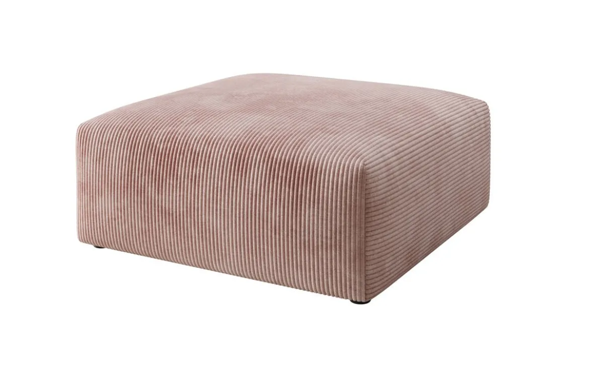 Beistellhocker 80 cm Snug aus Cord