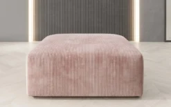 Beistellhocker 80 cm Snug aus Cord
