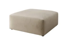Beistellhocker 80 cm Snug aus Samt