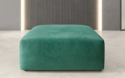 Beistellhocker 80 cm Snug aus Samt