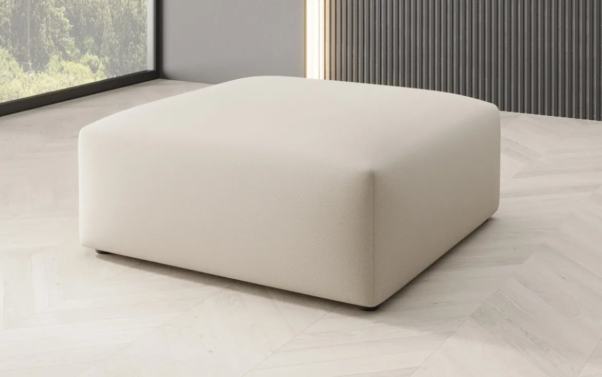 Beistellhocker 80 cm Snug aus Stoff