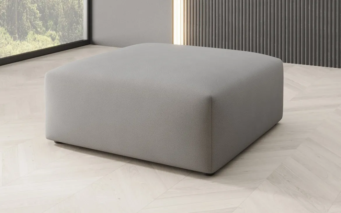 Beistellhocker 80 cm Snug aus Stoff