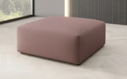 Beistellhocker 80 cm Snug aus Stoff
